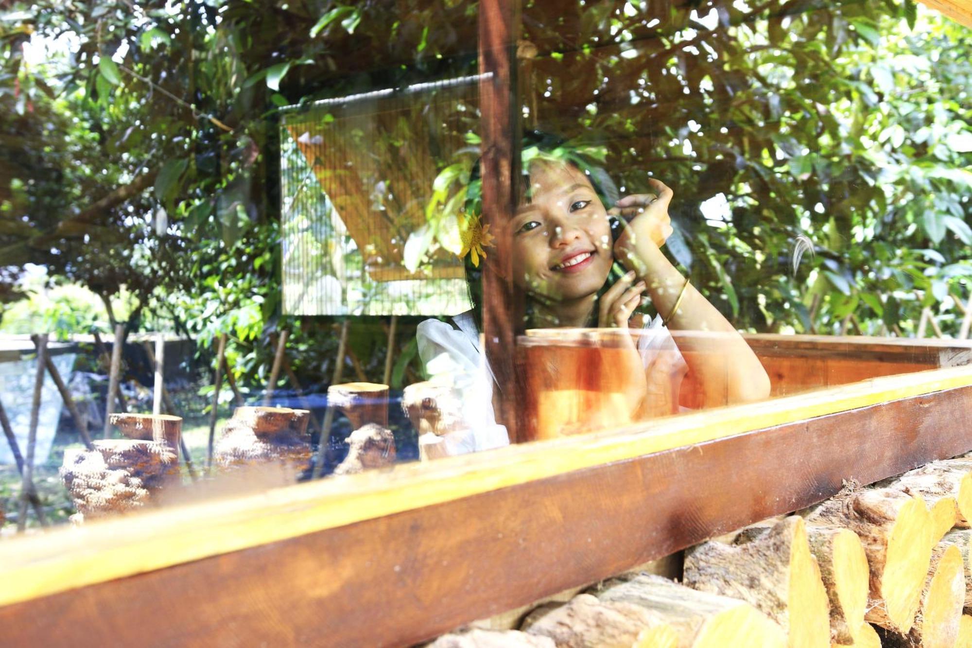 Homestay Vuon Trai Cay Nhiet Doi Vo Uu Garden Bảo Lộc Extérieur photo