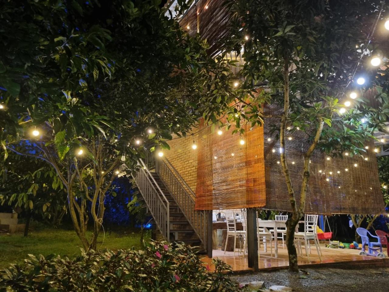 Homestay Vuon Trai Cay Nhiet Doi Vo Uu Garden Bảo Lộc Extérieur photo